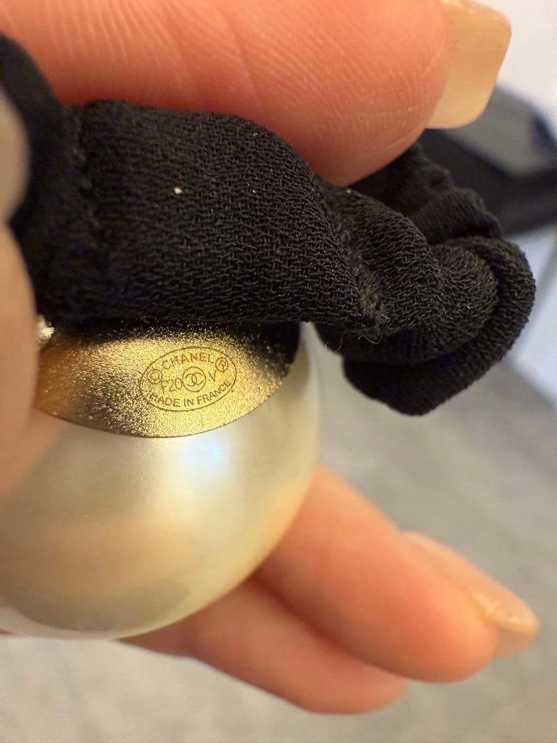 CHANEL/シャネル ビッグパールヘアゴム