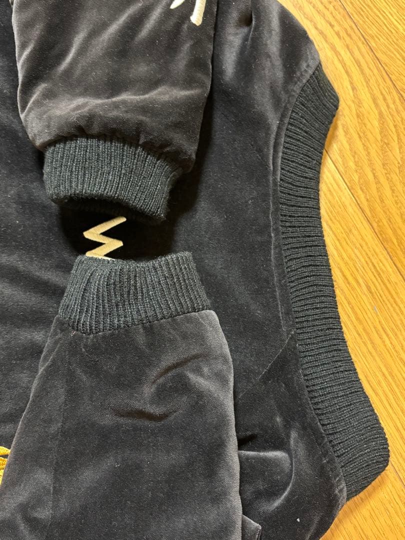 Dowluck エヴィスEVISU リバーシブル スカジャン 40ブラック 道楽