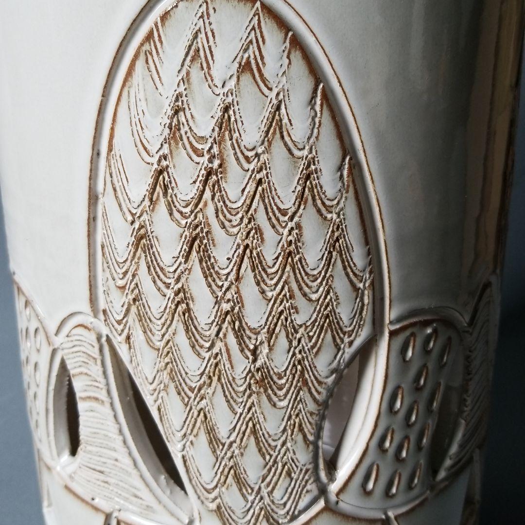 信楽焼傘立て  メルヘン 高さ４４cm