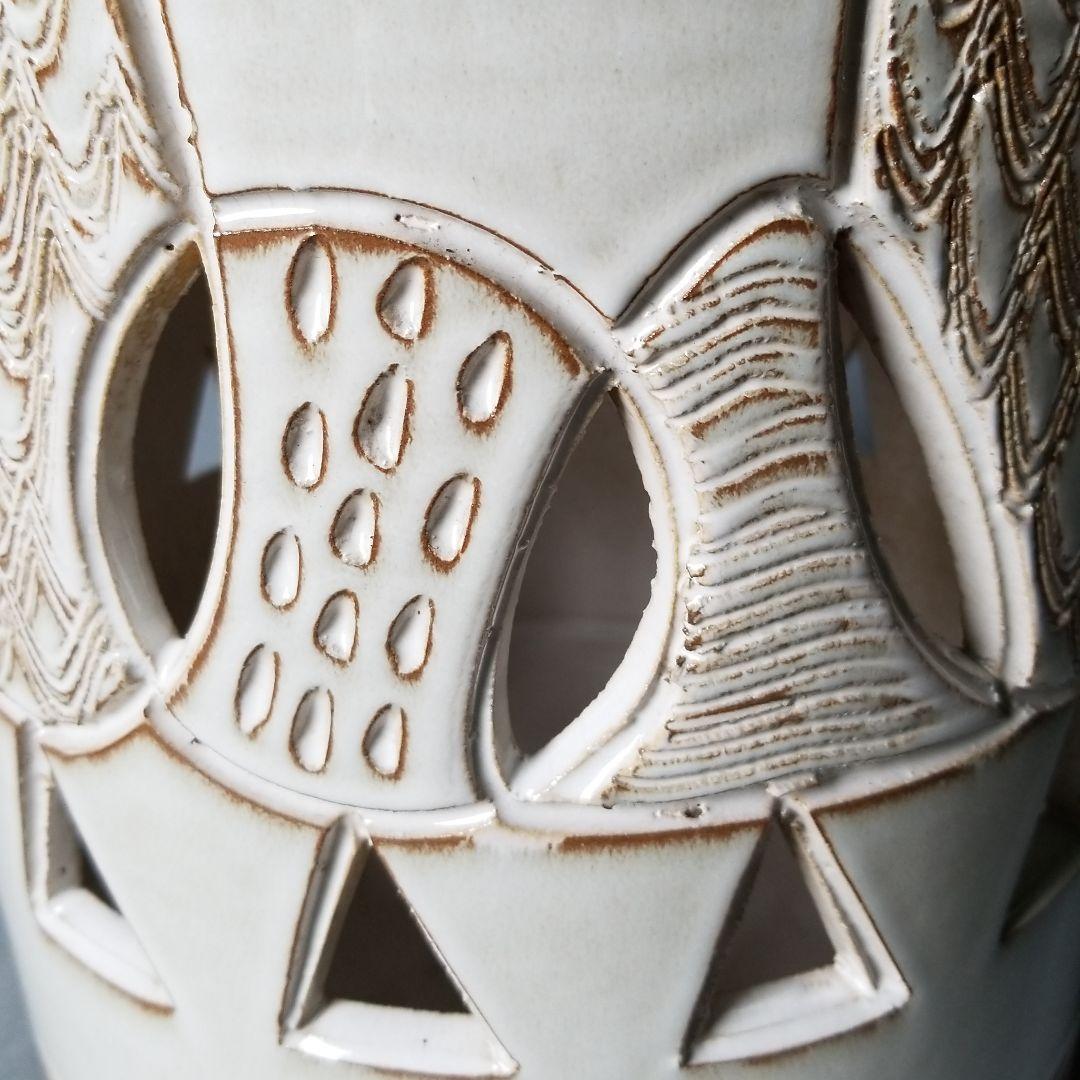 信楽焼傘立て  メルヘン 高さ４４cm