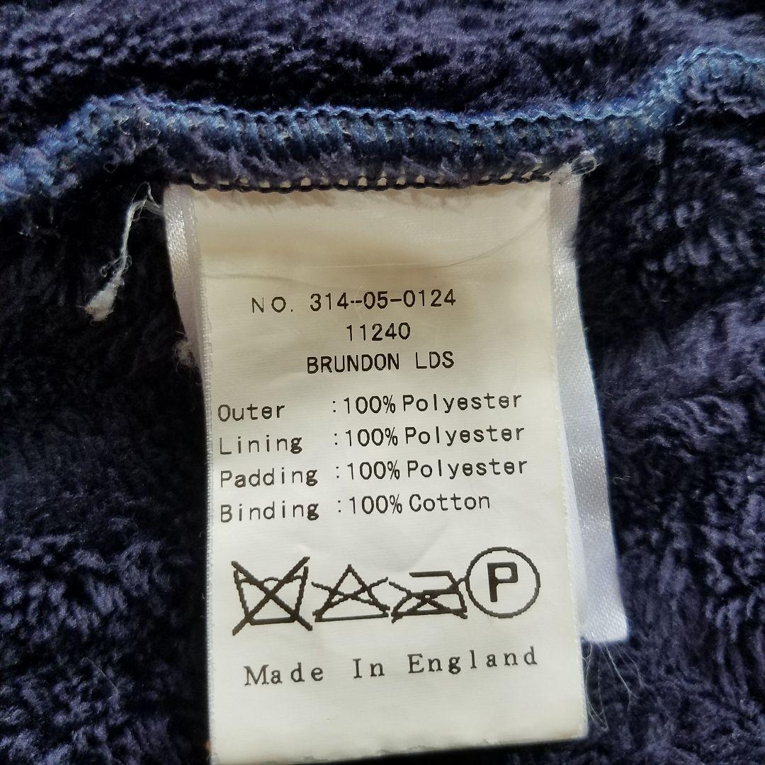 美品✨ラベンハム キルティング ロングコート 裏ボア フード ネイビー S