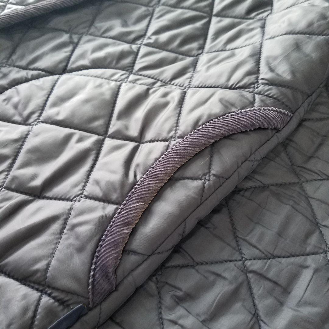 美品✨ラベンハム キルティング ロングコート 裏ボア フード ネイビー S