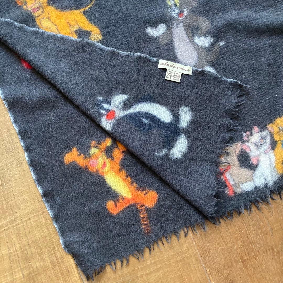 ウール100％ ストール LA FAVOLA CONTINUA イタリア