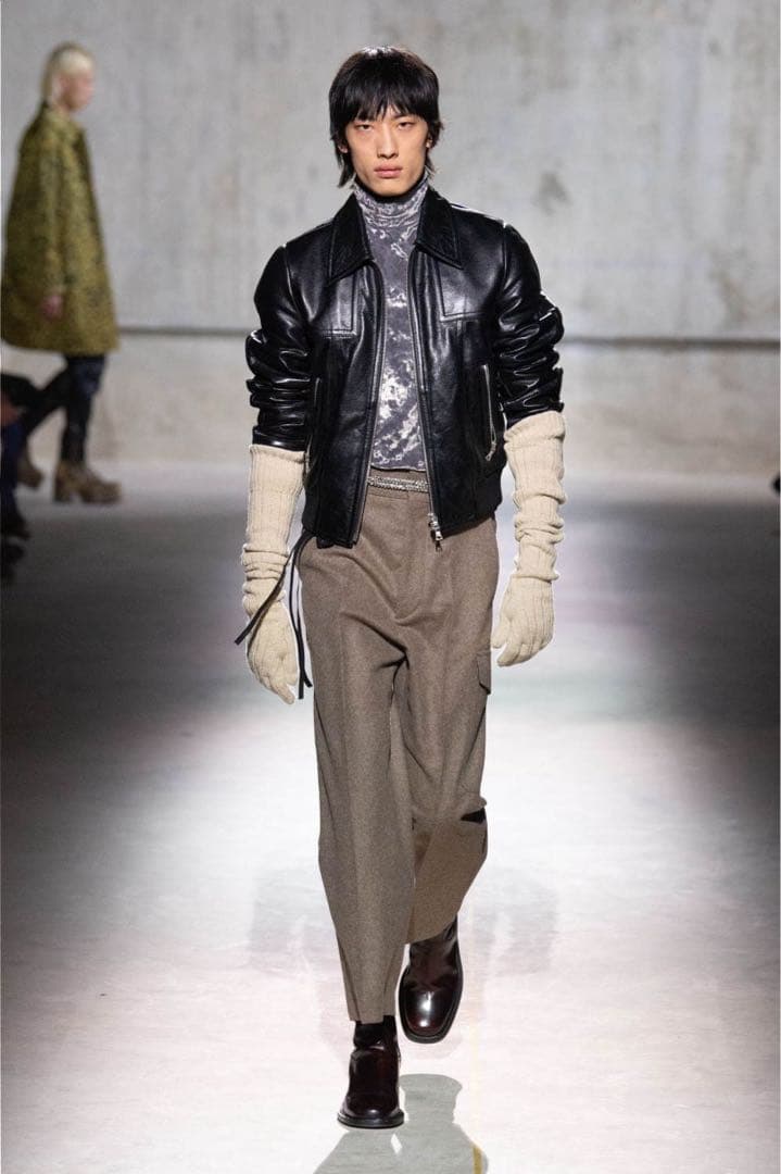 dries van noten 20aw ベロアタートルネック