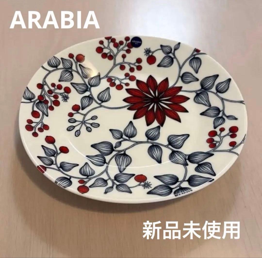 ARABIA Runo ルノ　フロストベリー　オーバルプレート　25cm