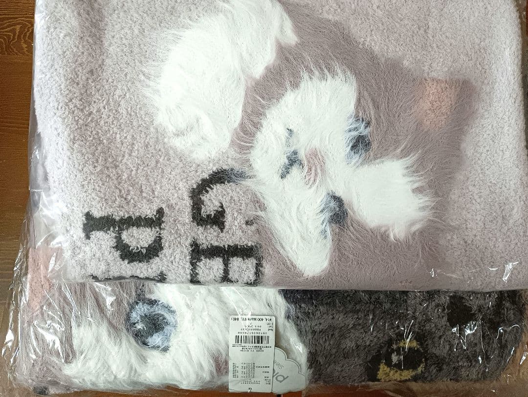 ジェラートピケ CAT3柄 ジャガードマルチカバー+ピローケース