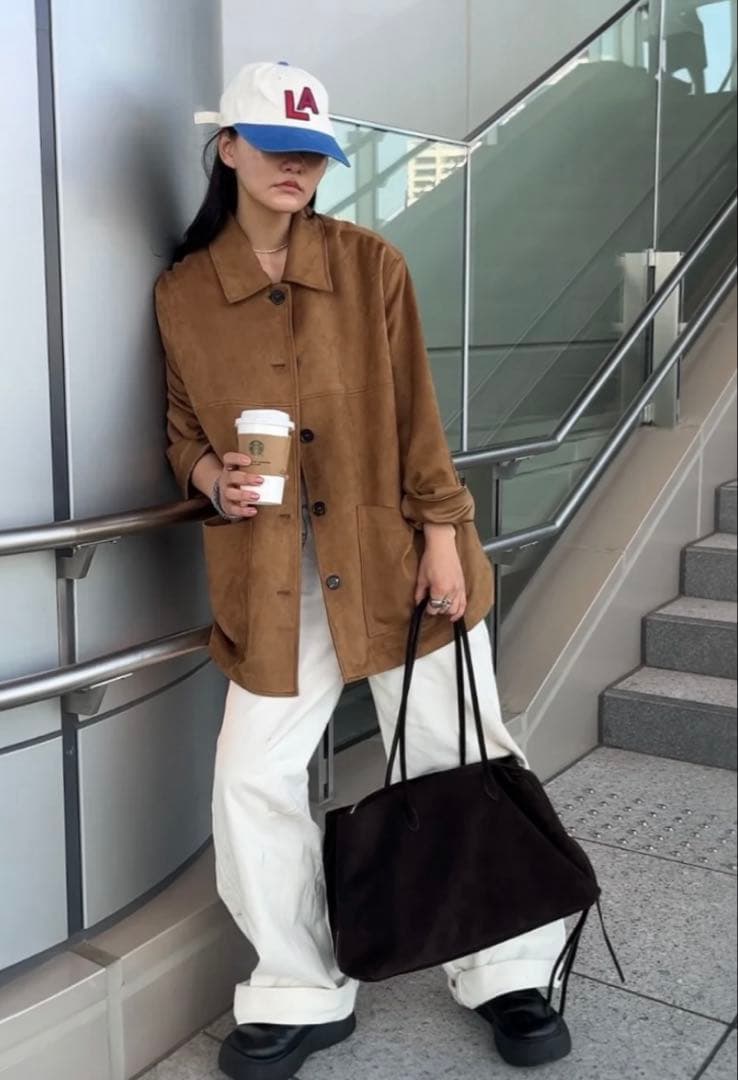 【新品】A.subjjject Suede Touch Box Jacket