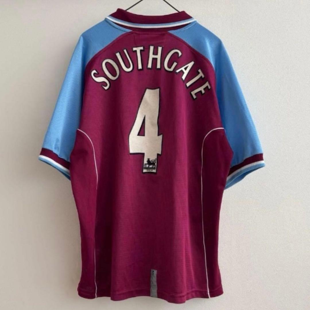 アストンヴィラ　サウスゲート監督　イングランド代表　ユニフォーム　古着　シャツ