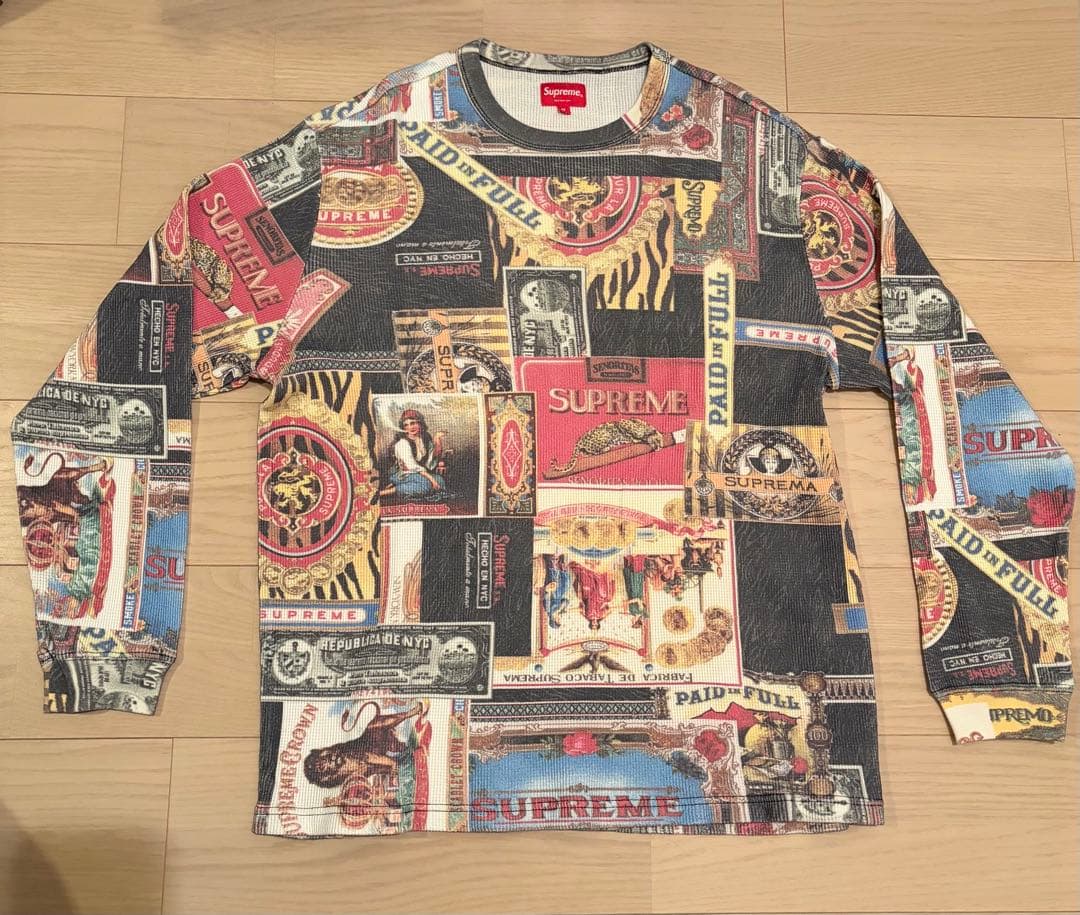 Supreme 長袖カットソー Mサイズ マルチカラー