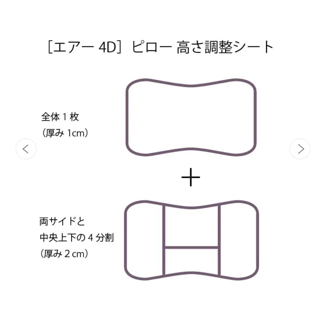 【新品未使用】西川エアー AiR 4D ピロー・ピローケース2種セット