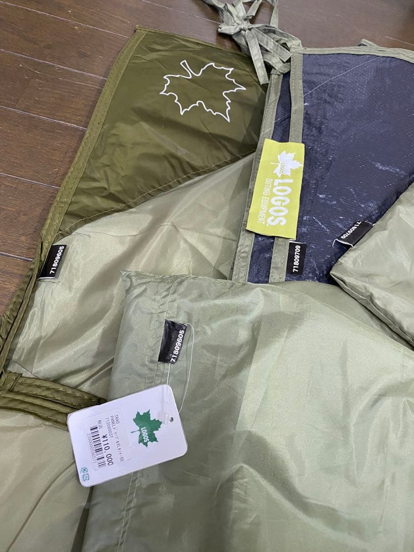 【ロゴス】2ルームテントセット マット＆シート XL 6人用LOGOSテント新品
