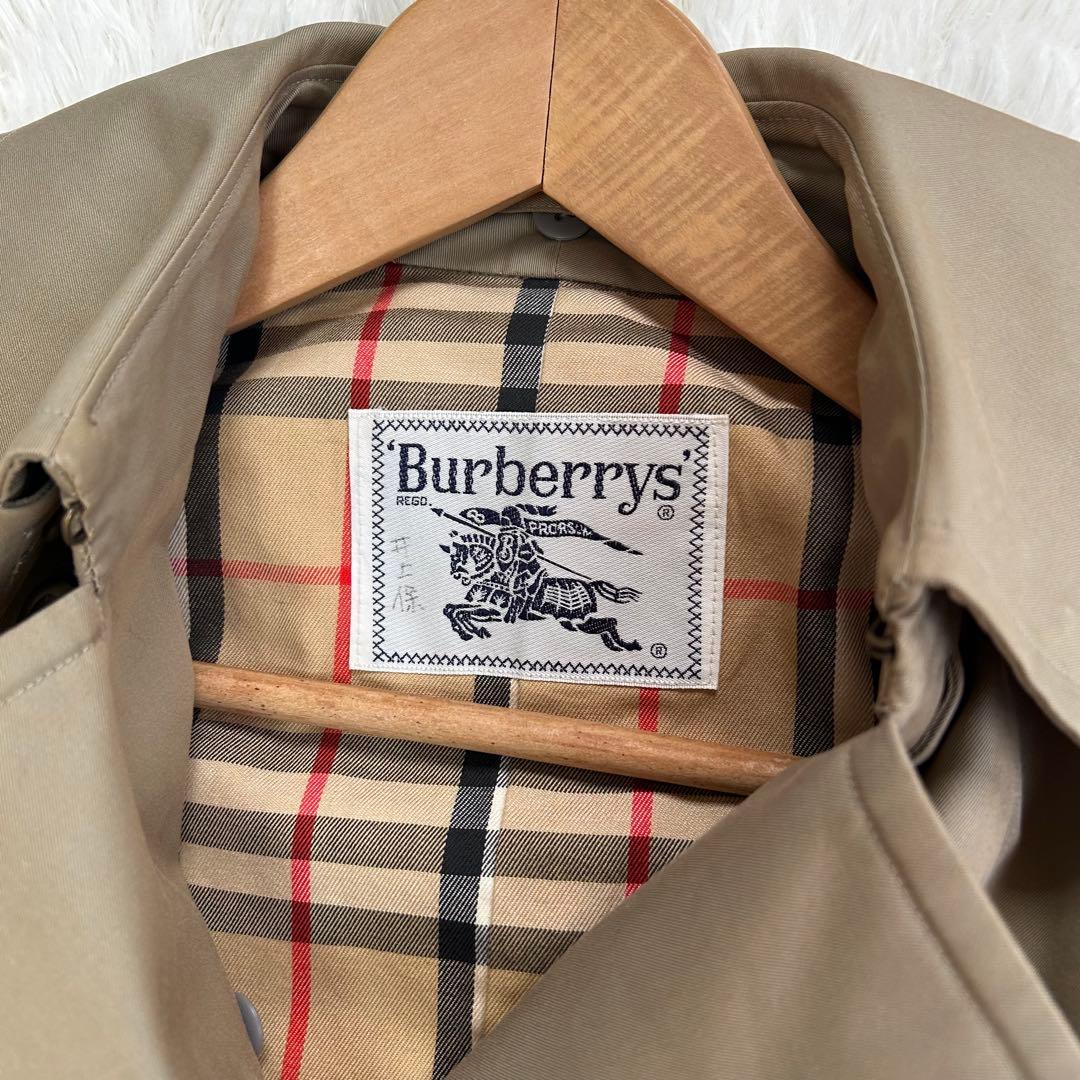 Burberrys 白タグ ノバチェック トレンチコート ロング丈　訳あり