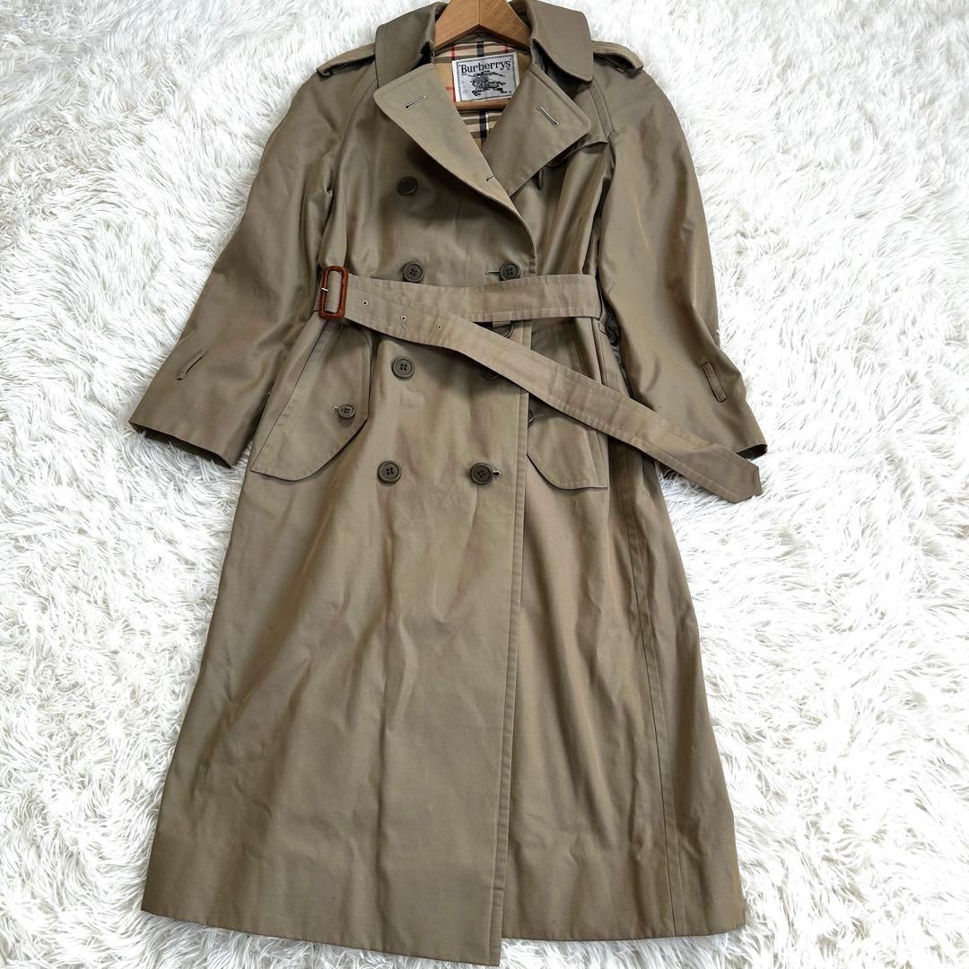 Burberrys 白タグ ノバチェック トレンチコート ロング丈　訳あり