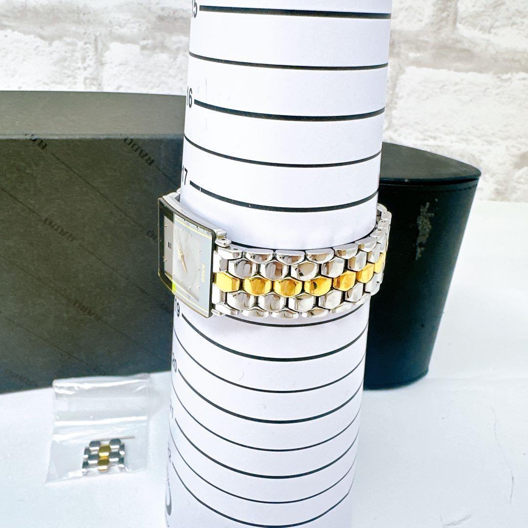 稼働 RADO ラドー 腕時計 フローレンス クォーツ 付属品 コンビ デイト