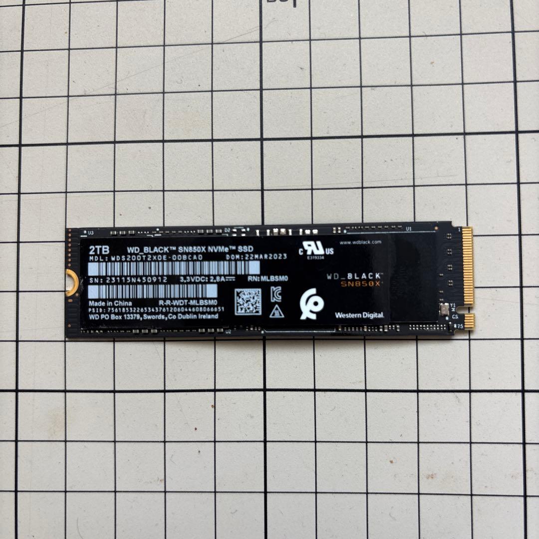 meme様WD_BLACK SN850X 2TB NVMe SSD