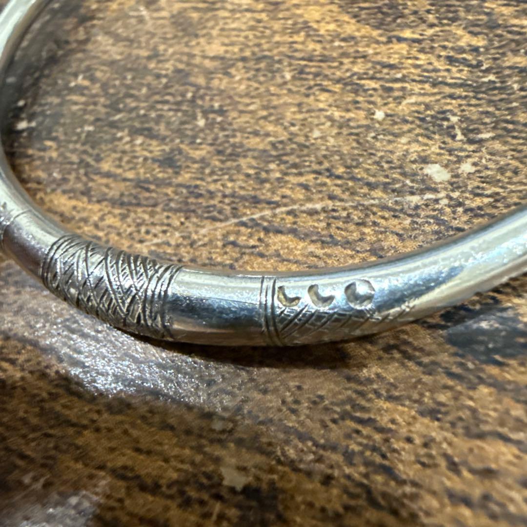 トゥアレグシルバー バングル ブレスレット シルバー925 定価約28000円