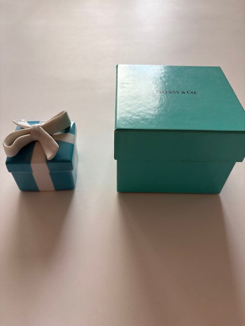 TIFFANY＆Co ティファニー ミニブルーボウボックス リボン オブジェ