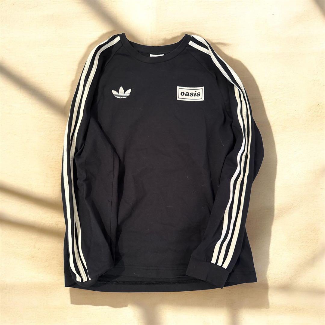 adidas oasis 長袖カットソー ブラック