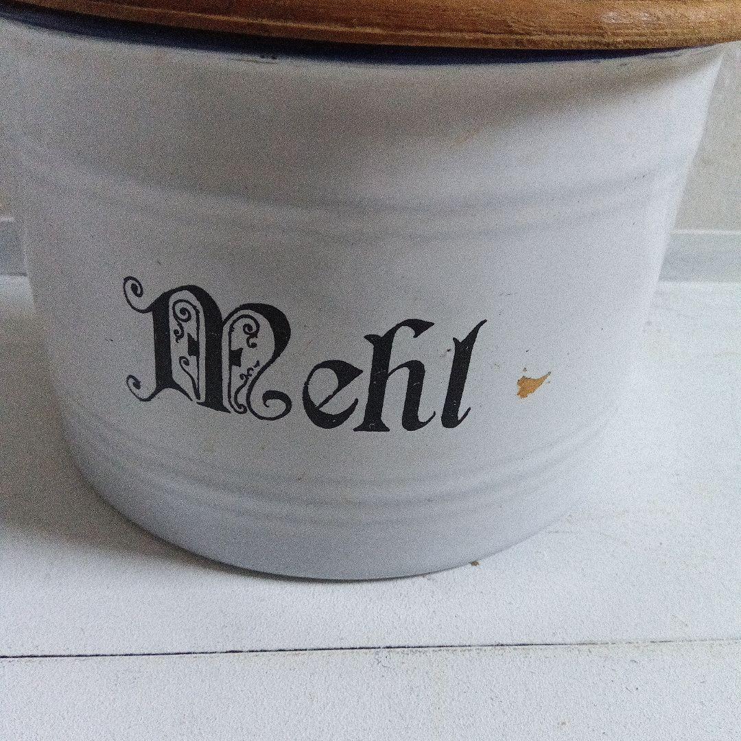 セル缶　イギリスアンティーク琺瑯
