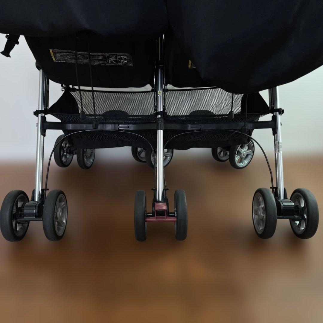 Combi コンビ ツインスピン GC 双子用 2人乗り ベビーカー