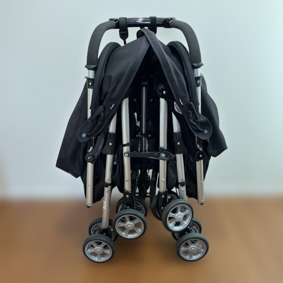 Combi コンビ ツインスピン GC 双子用 2人乗り ベビーカー