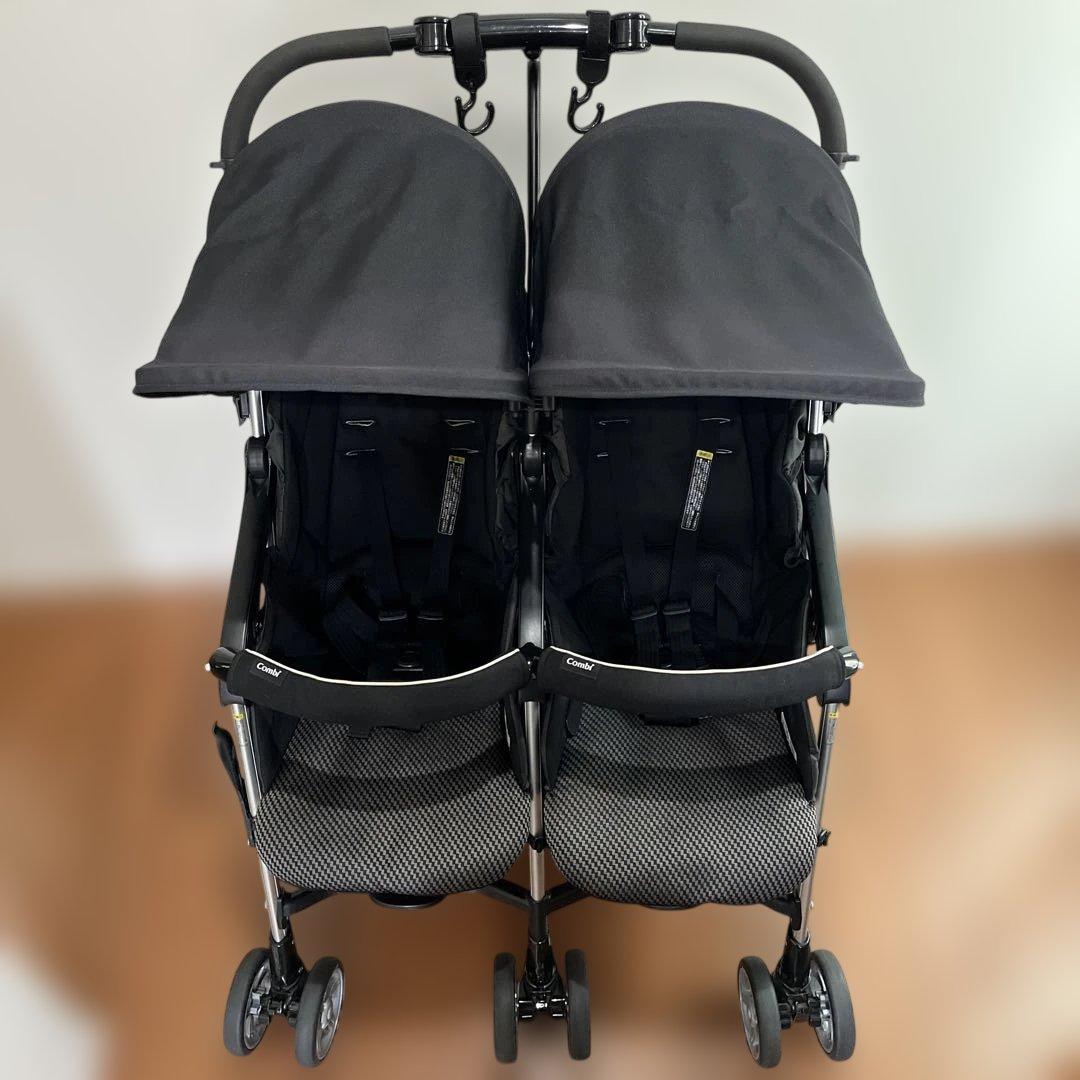 Combi コンビ ツインスピン GC 双子用 2人乗り ベビーカー