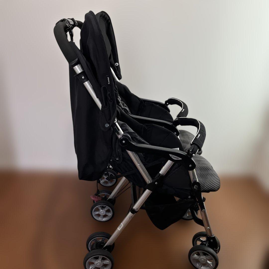 Combi コンビ ツインスピン GC 双子用 2人乗り ベビーカー