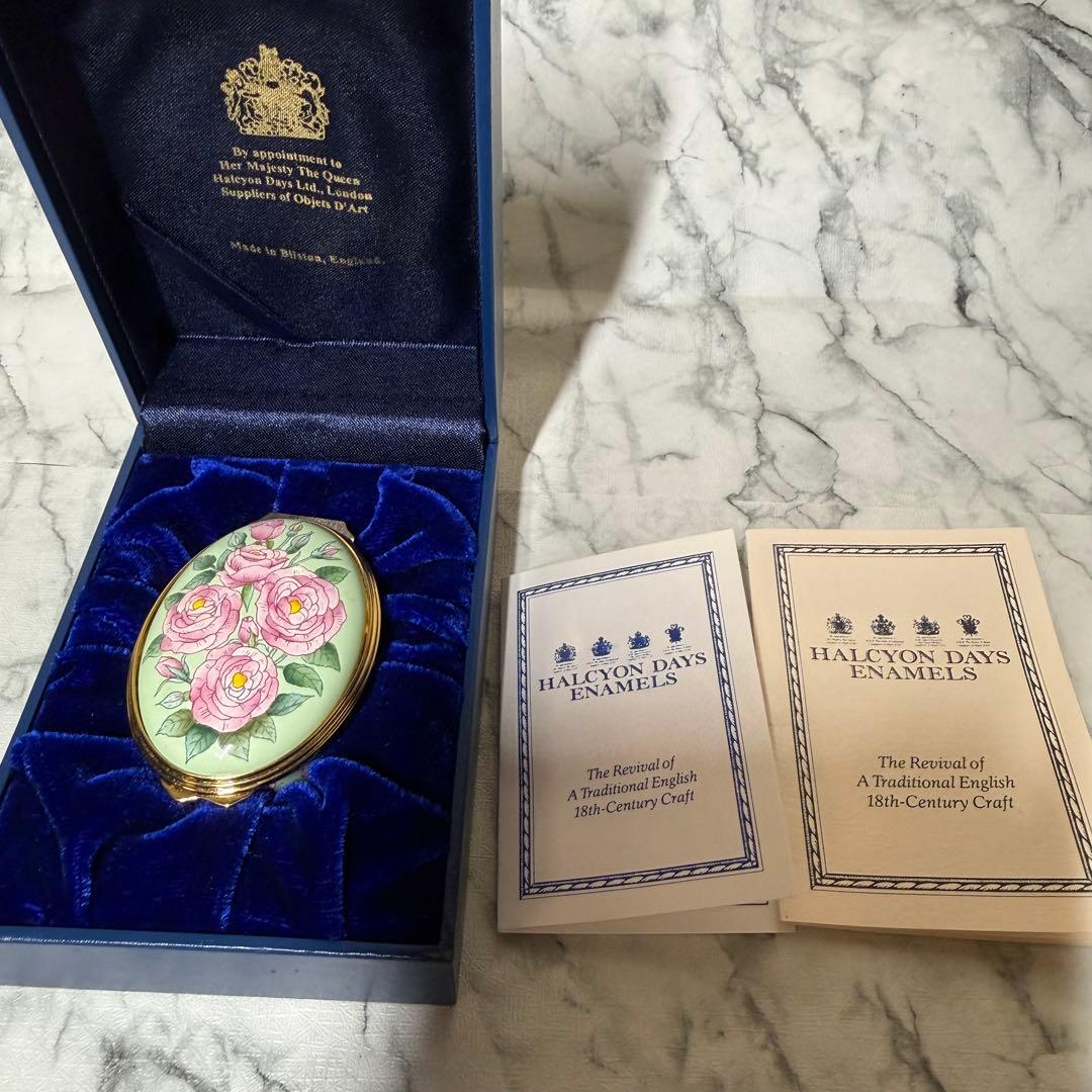 【限定・美品】ハルシオンデイズ エナメルボックス 50周年記念 薔薇 箱付き