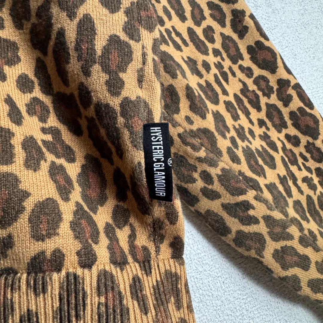 【タグ付き☆即完売モデル☆レオパード柄】ヒステリックグラマー 上品カーディガン