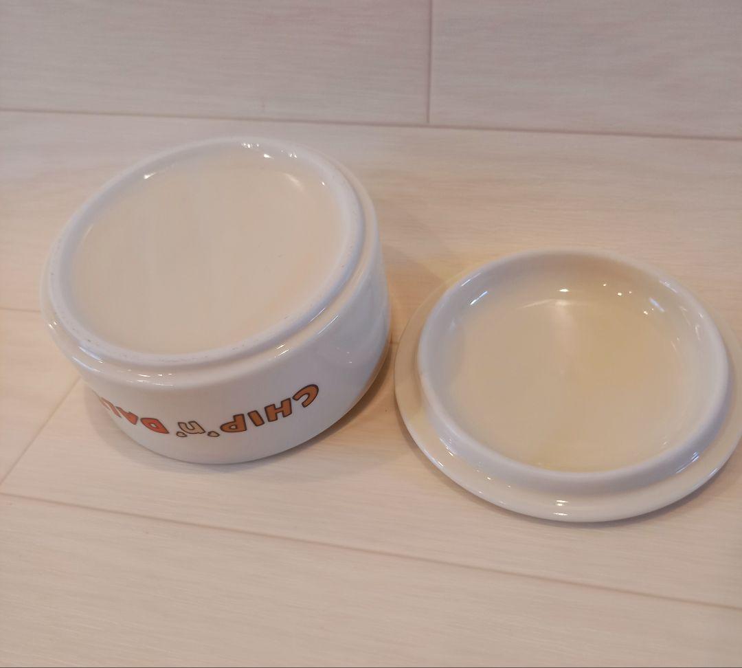 ディズニー　チップとデール　陶器　パイナップル　小物入れ　セトクラフト2点セット