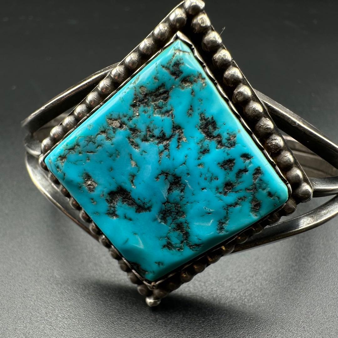 Navajo Aaron Anderson モレンシターコイズ バングル