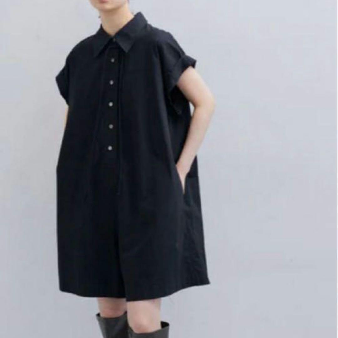 ADAM ET ROPÉ アダムエロペ シャツロンパース　オールインワン