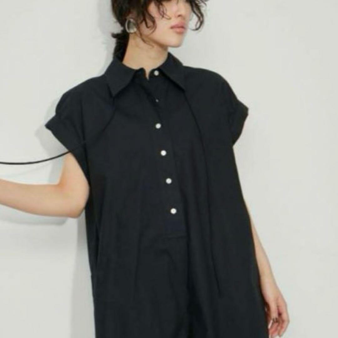 ADAM ET ROPÉ アダムエロペ シャツロンパース　オールインワン