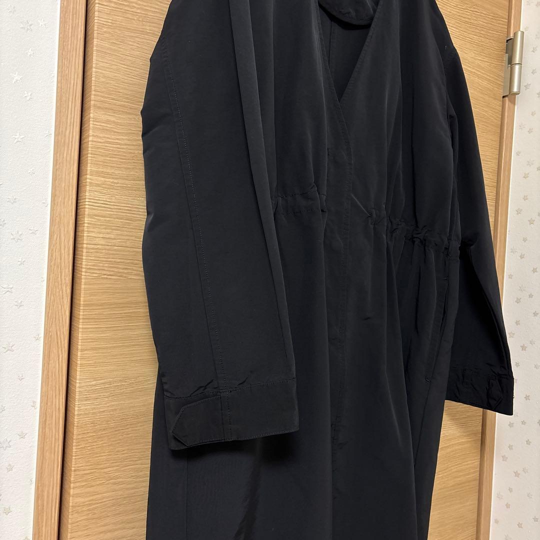 our 頼れるノーカラーコート　ブラック　旧モデル