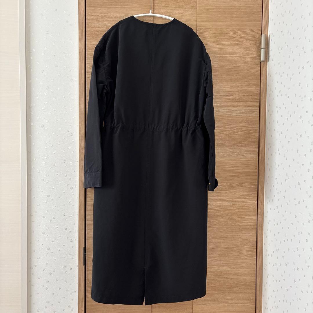 our 頼れるノーカラーコート　ブラック　旧モデル