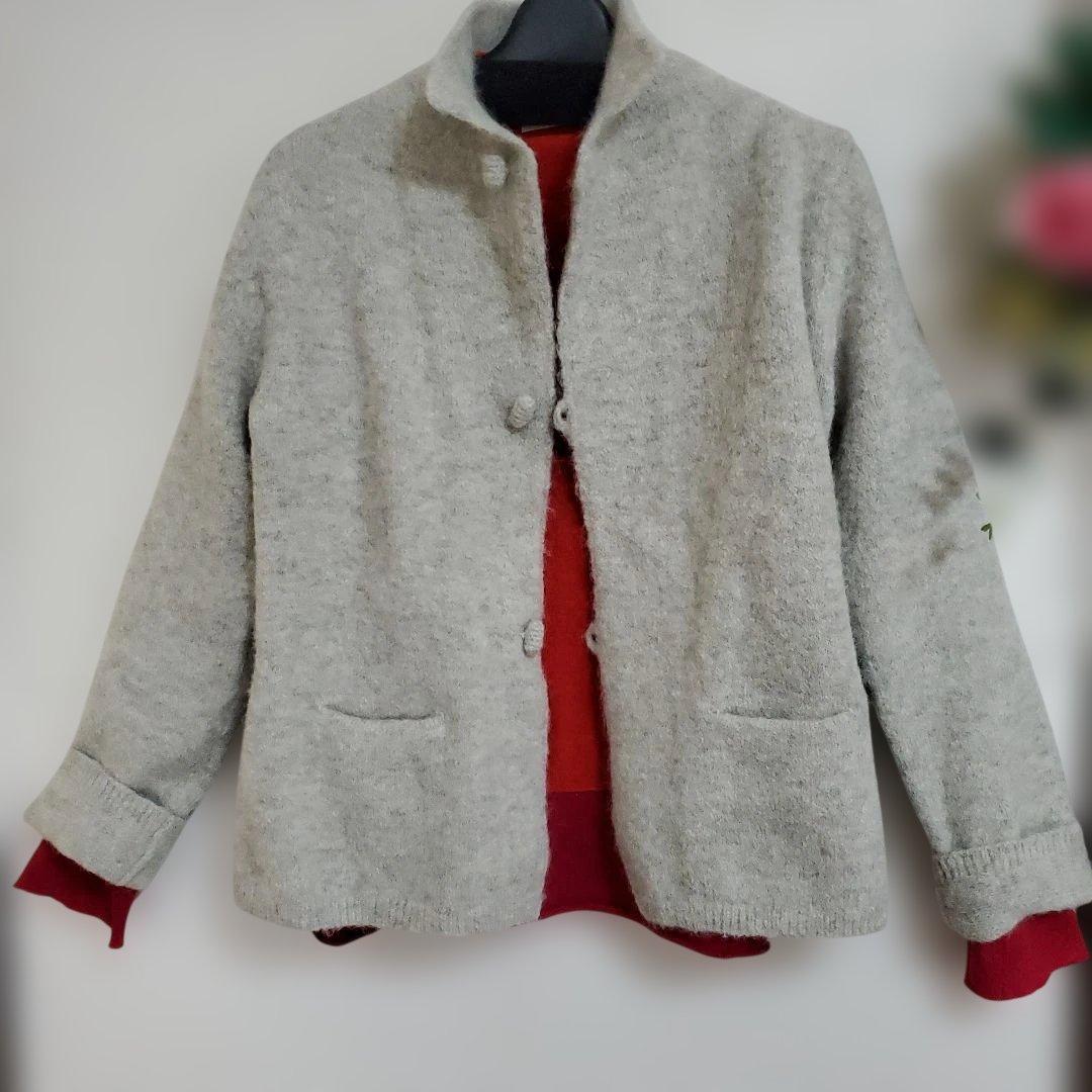 45R　アルパカ カーディガン ＊♪︎再最値下♪︎着るなら今でショ♡