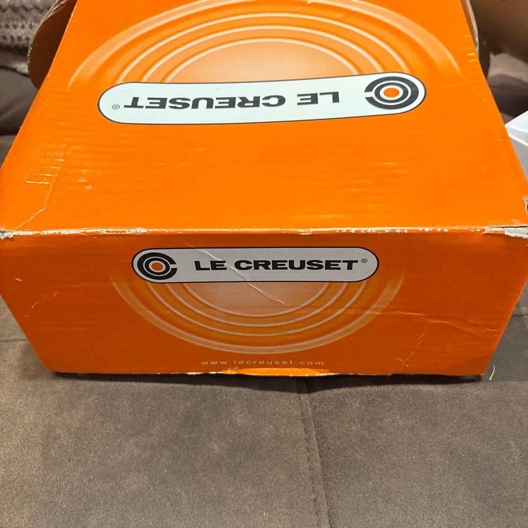 LE CREUSET 両手鍋 イエロー
