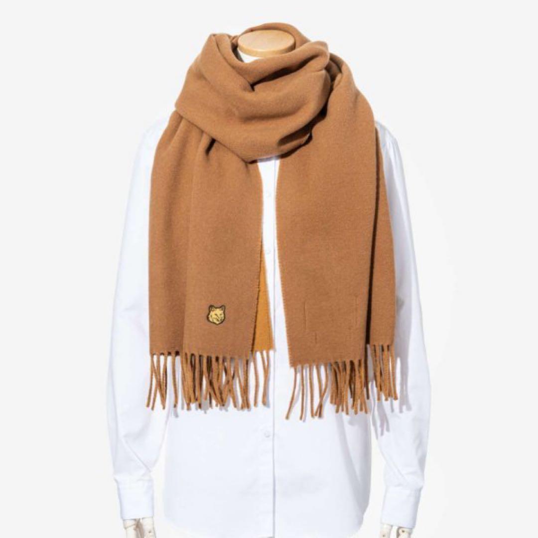 【新品正規品】MAISON KITSUNE メゾンキツネ　ウールマフラー