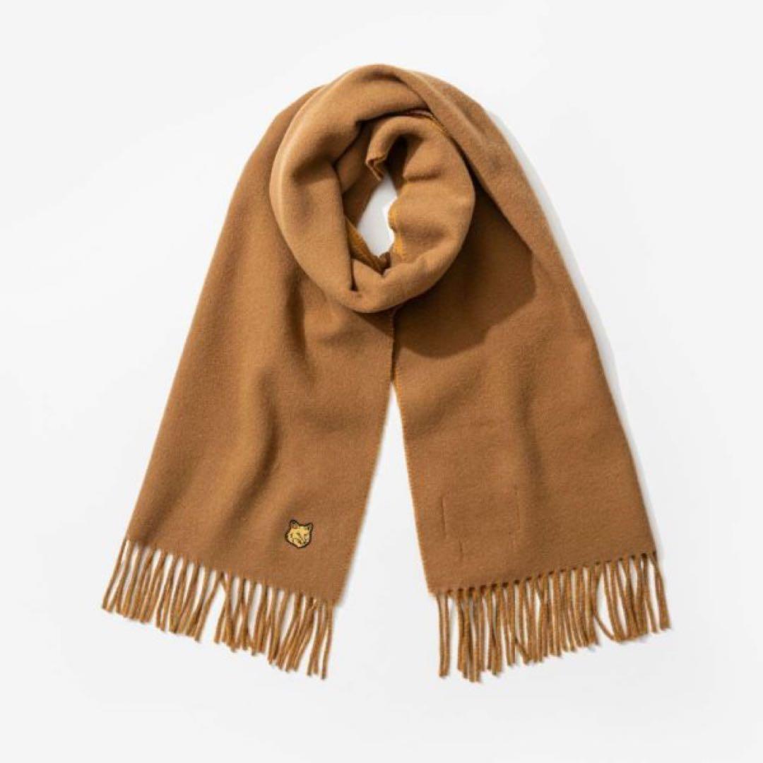 【新品正規品】MAISON KITSUNE メゾンキツネ　ウールマフラー