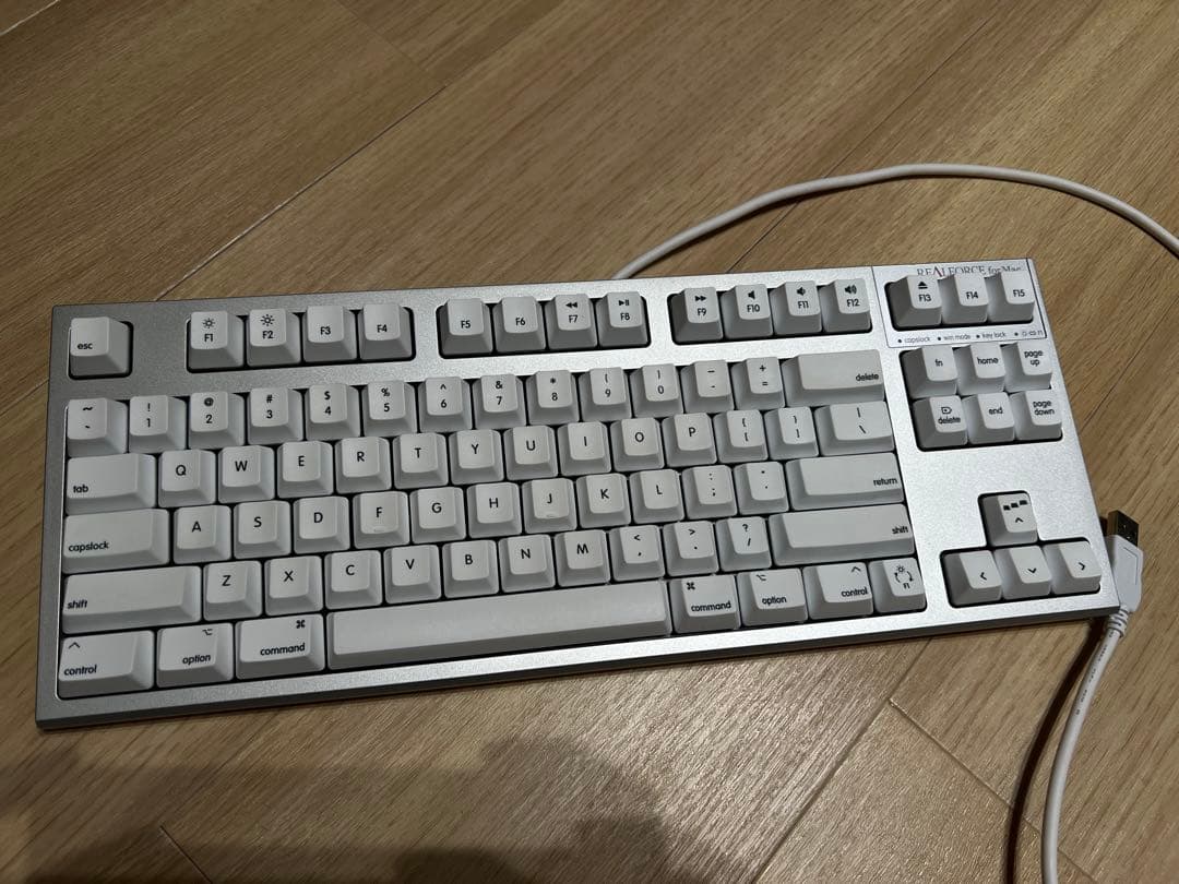 キーボード REALFORCE TKL SA for Mac R2TLSA-US3M-WH