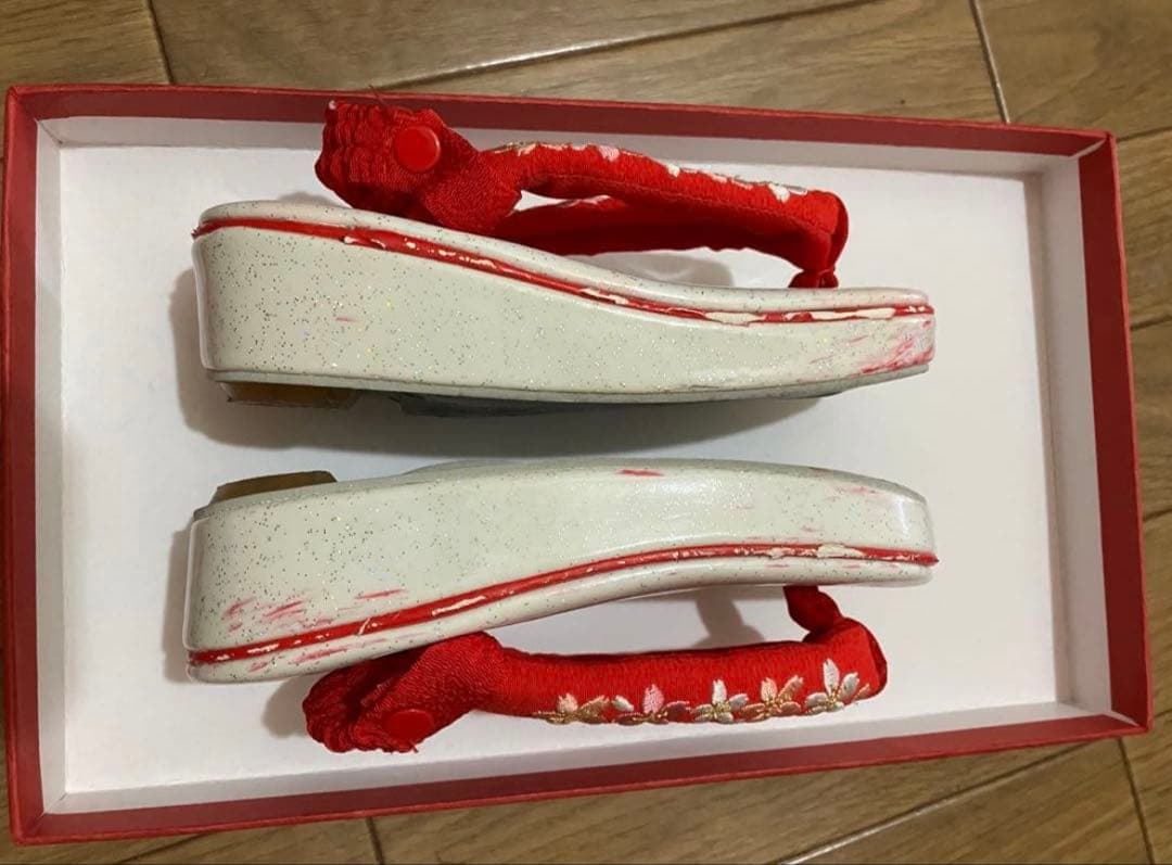 七五三3歳　女の子　着物セット　髪飾り付き