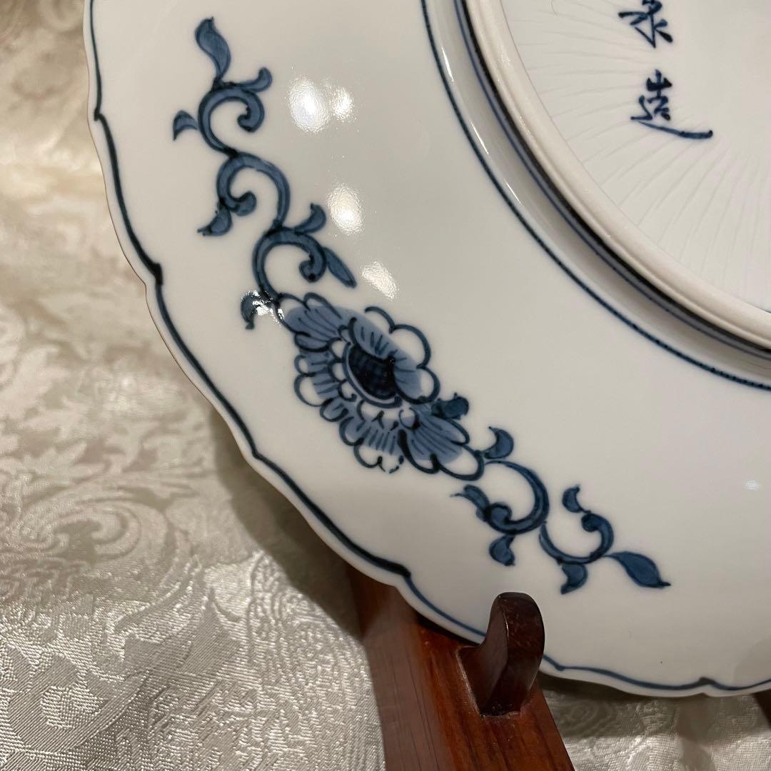 京焼　平安瑞泉　中皿　五枚揃い　共箱