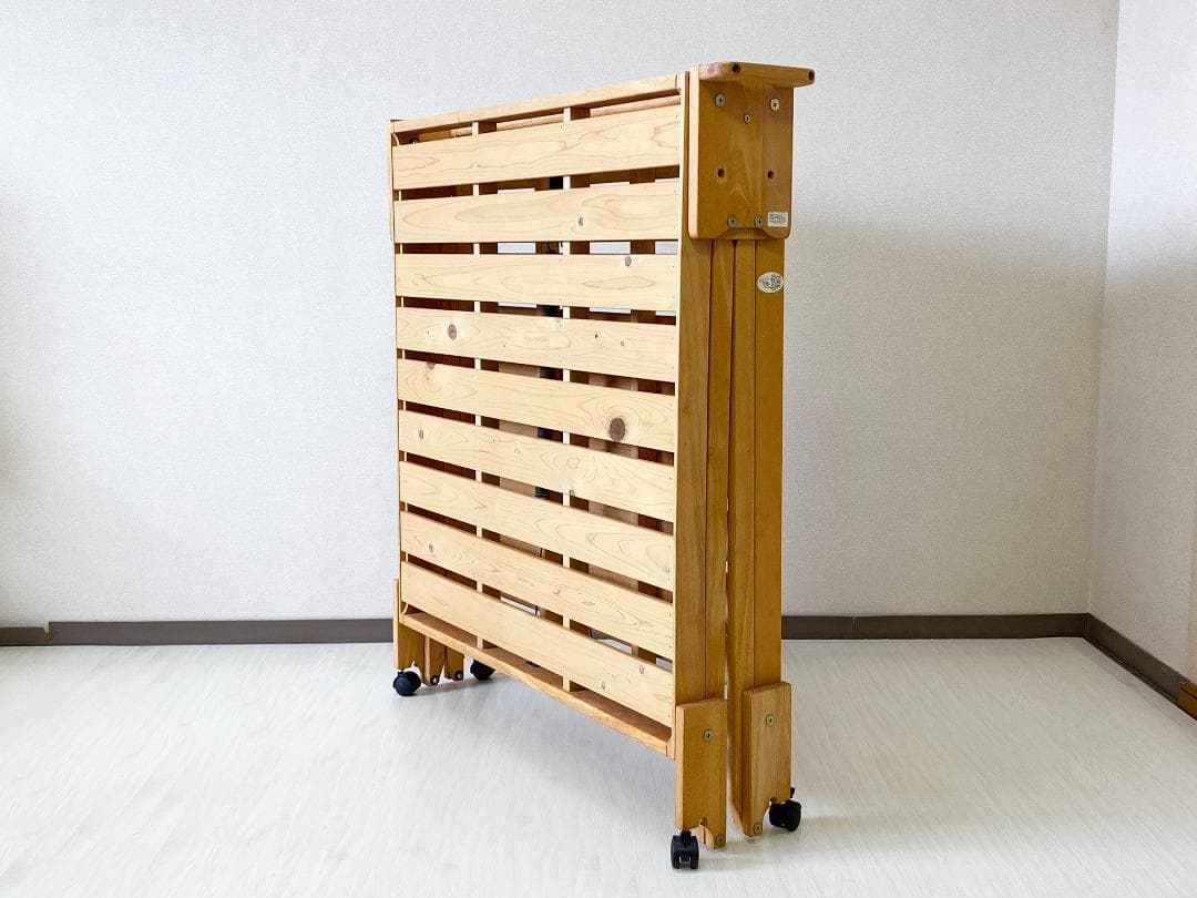中居木工 シングル 折り畳みベッド すのこ NK-2500