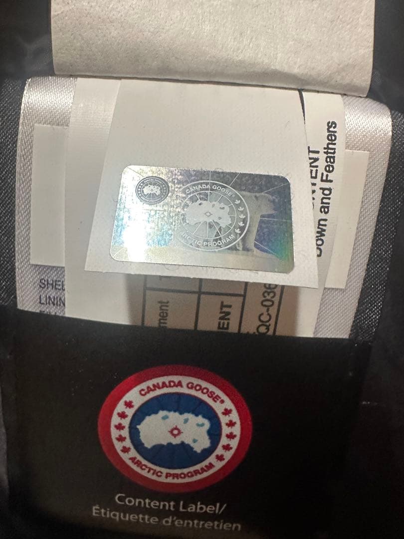   ダウンベスト　カナダグース 2836L ブラック