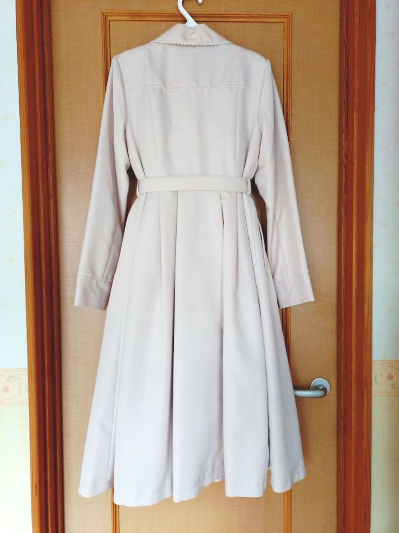 【未使用】メロディバスケット パンジーブーケ裏地ライトコート ピンク