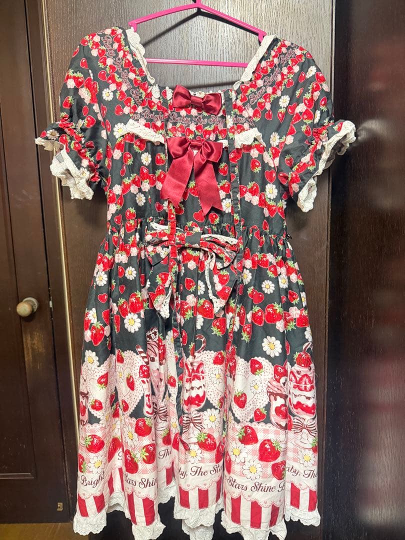 くみゃちゃんアイスを添えて〜柄ワンピース