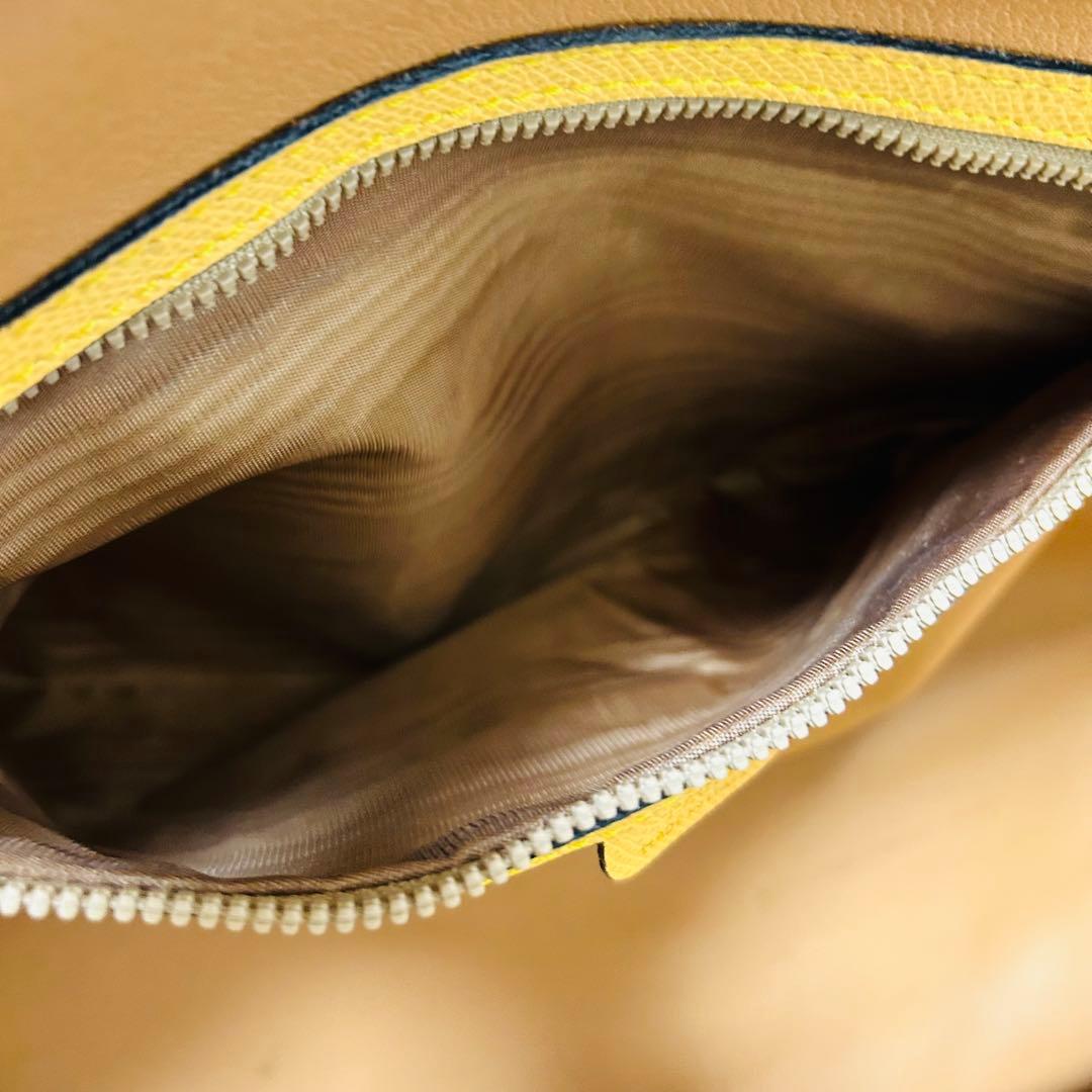 CELINE セリーヌ ボストンバッグ トラベルバッグ 大容量 イエロー系