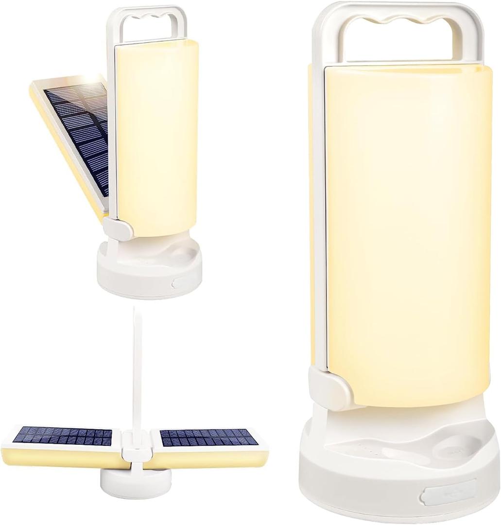 太陽光 1台2役 シンプル キャンプランタン ソーラーランタン