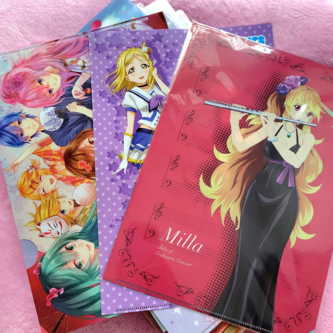 【2556】300枚程度　美少女系 アニメ クリアファイル 大量 まとめ売り