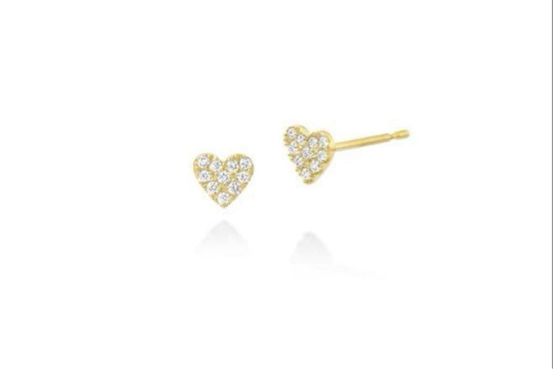 最終お値下げ新品未使用アーカーハートパヴェピアス